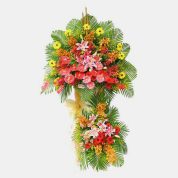 Lẵng hoa khai trương